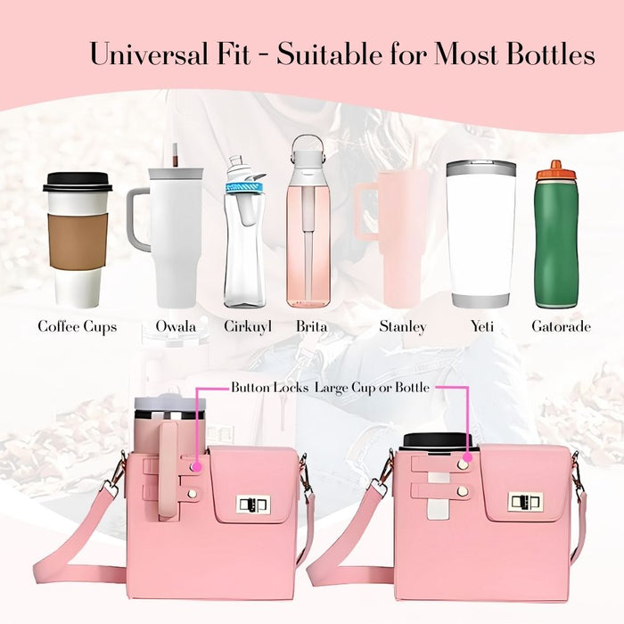 Portable Crossbody Water Bottle Shoulder Bag