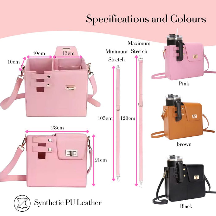 Portable Crossbody Water Bottle Shoulder Bag