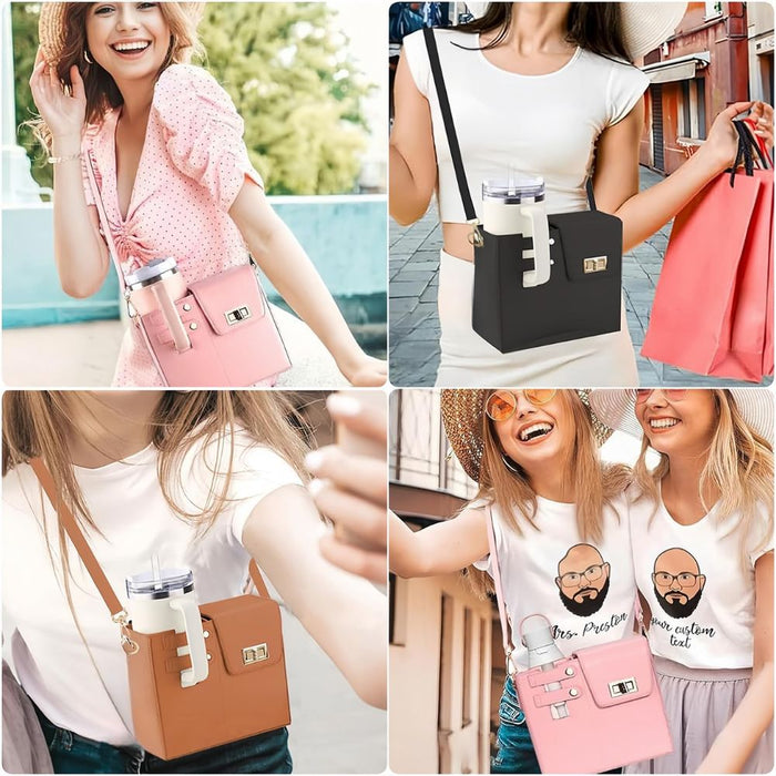 Portable Crossbody Water Bottle Shoulder Bag