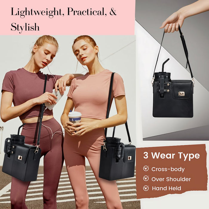 Portable Crossbody Water Bottle Shoulder Bag