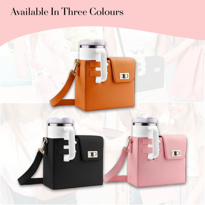 Portable Crossbody Water Bottle Shoulder Bag