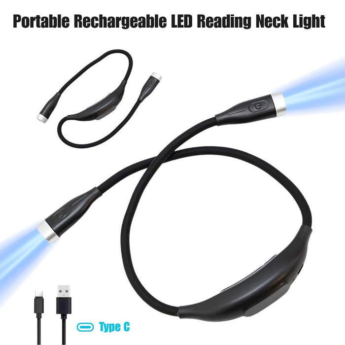 Portable Rechargeable LED Reading Neck Light
