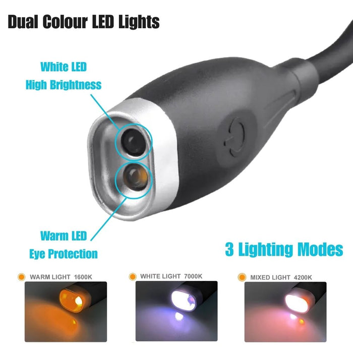 Portable Rechargeable LED Reading Neck Light