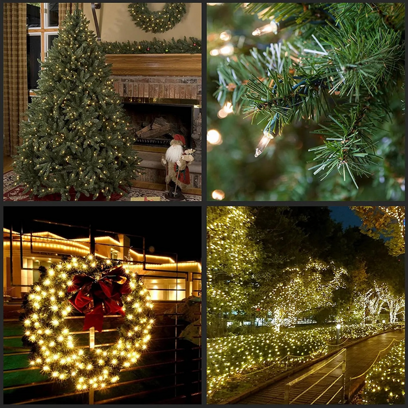 50LED/100LED Christmas Mini Multicolor String Lights - Battery Operated