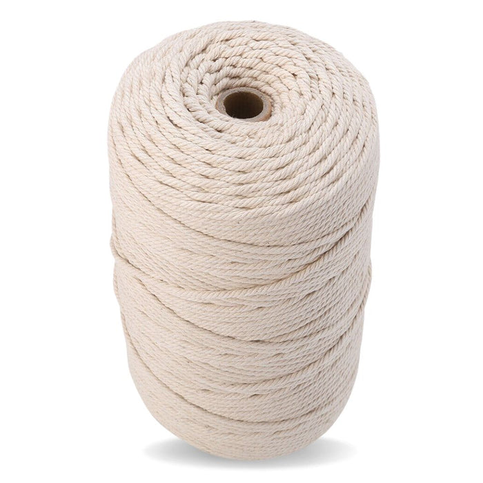 Natural DIY Twisted Macrame Crafting Cord Cotton Rope String