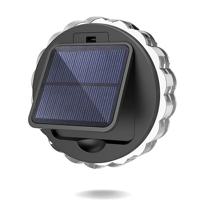 Solar Powered Water Resistant Outdoor Garden Wall Porch and Deck Lights