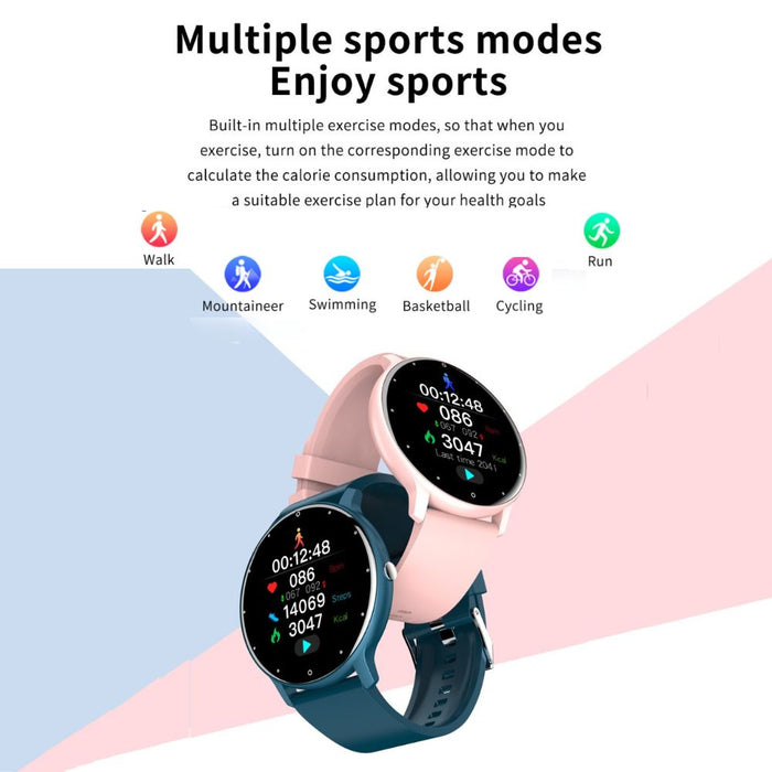 Android and iOS Water Resistant Fitness Monitoring Tracker Sports Smart Watch