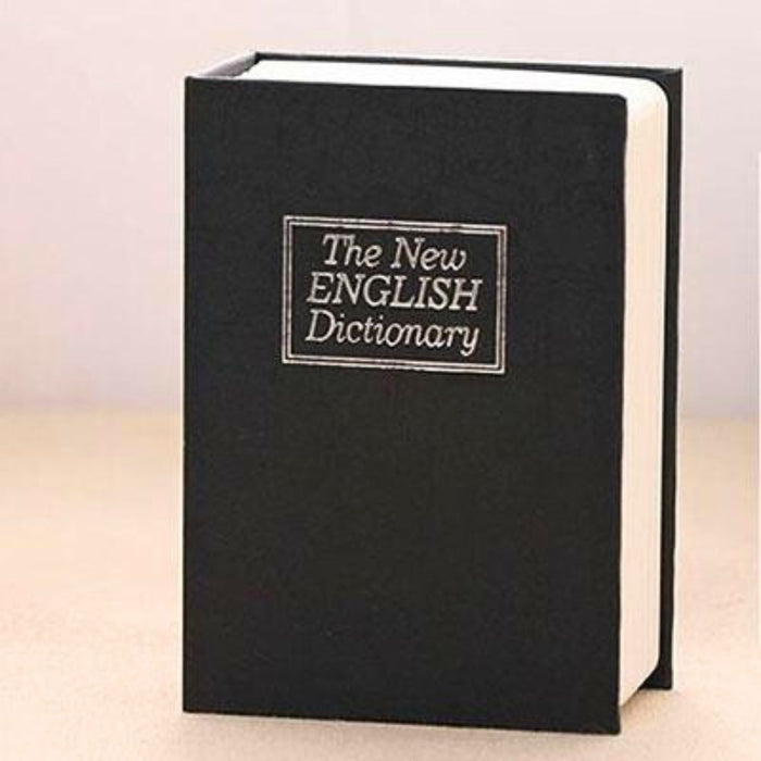 Mini Dictionary Safe Box Book (Black)
