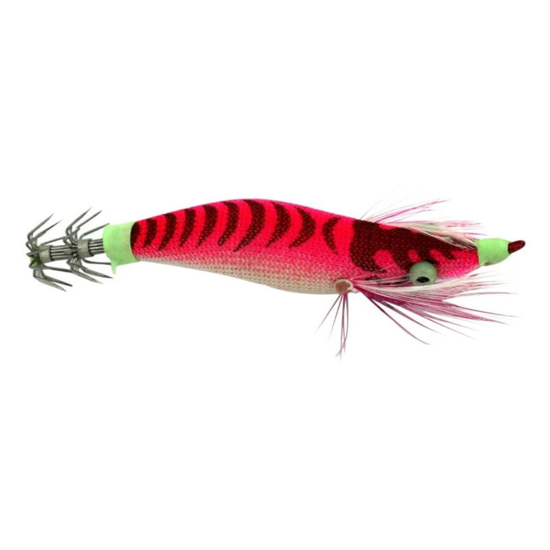 8cm Plastic Hard Baits Squid Fishing Lure Decoy Shrimp Baits - Magenta