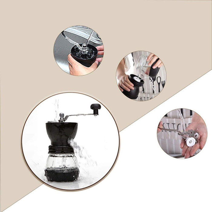 Portable Manual Coffee Grinder with Ceramic Burrs Hand