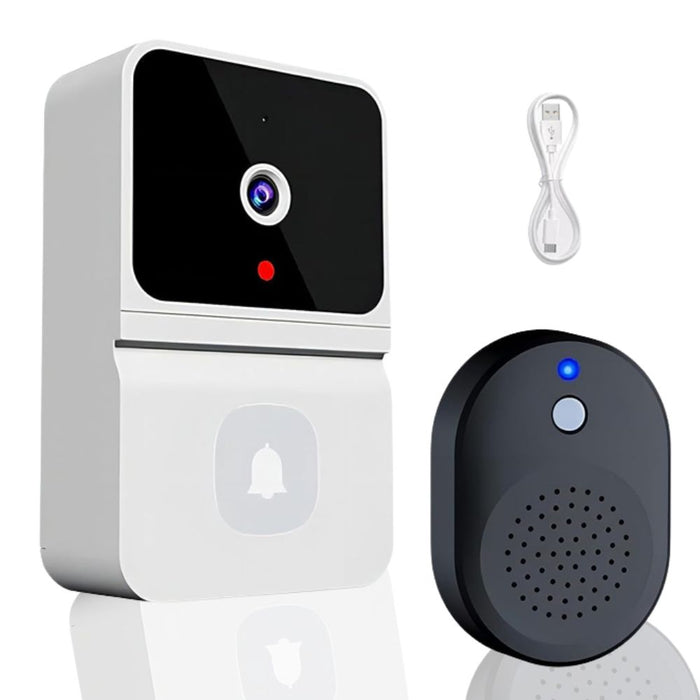 Wireless Video Support Doorbell with Night Vision Camera and Audio