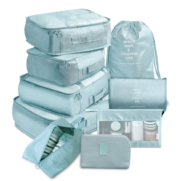 10 Piece Travel Cosmetic & Laundry Compression Storage Bags