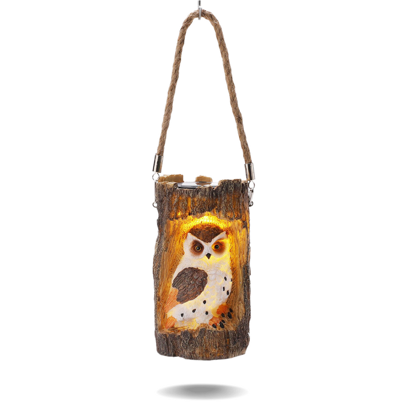 Solar Powered Outdoor Garden Decorative Owl Light