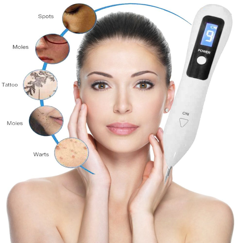 USB Rechargeable Spotlight Mole Freckle Spot Scanner and Remover Pen