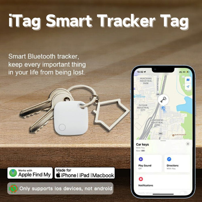 iTag Find My Mini Smart Tracker Tag For Apple iOS Only