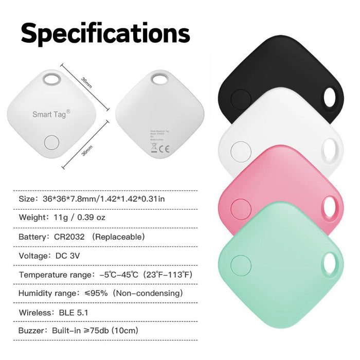 iTag Find My Mini Smart Tracker Tag For Apple iOS Only