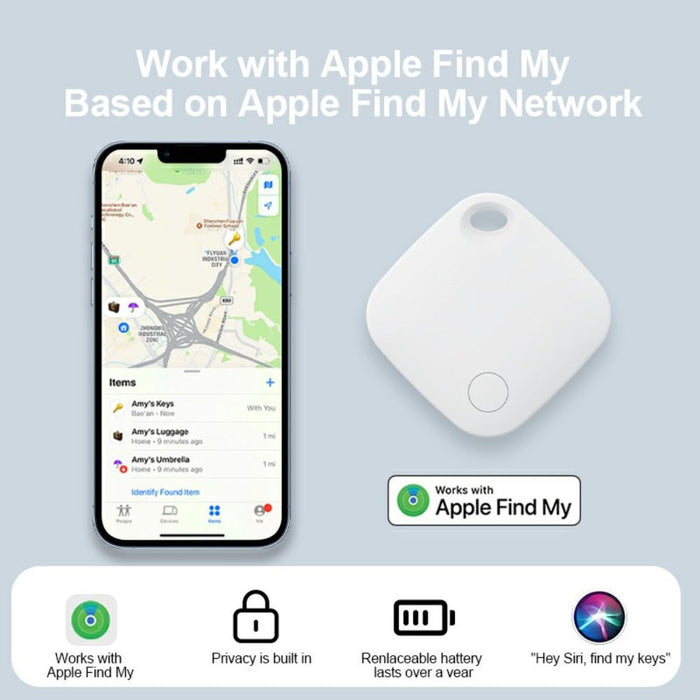 iTag Find My Mini Smart Tracker Tag For Apple iOS Only