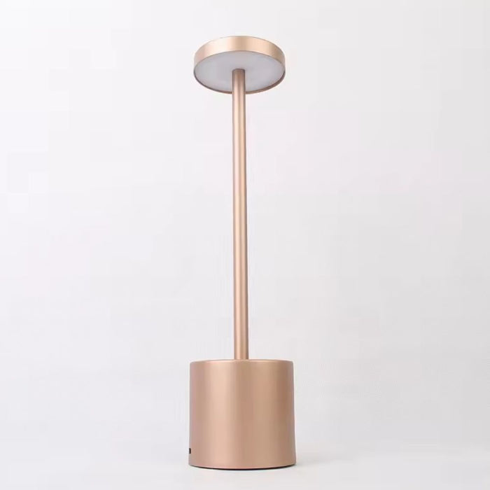 USB Powered Decorative Minimalist LED Table Desk Lamp - Rose Gold