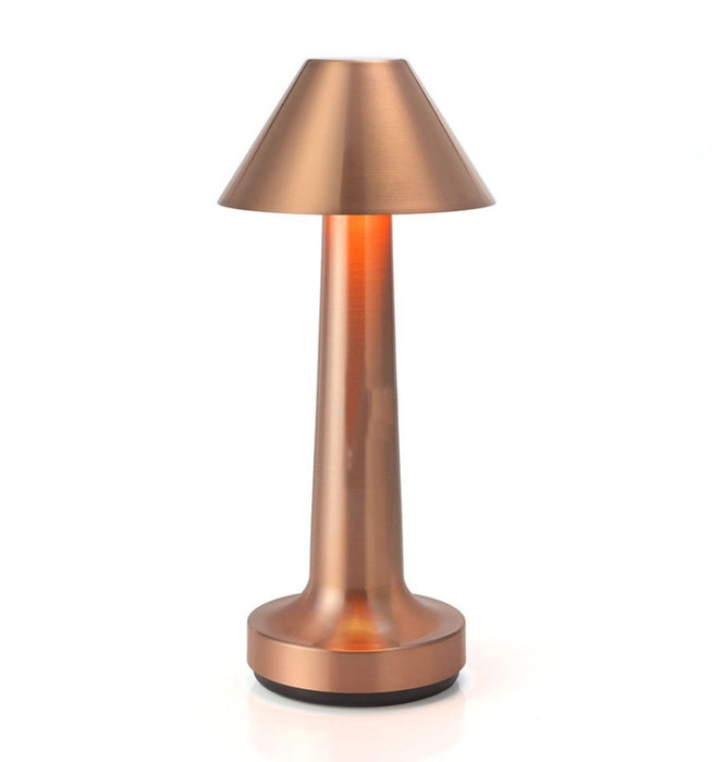 Decorative LED Touch Control Table Lamp - Copper