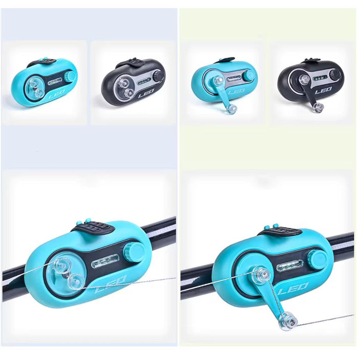 LEO Sound and Light Fishing Rod Alarm - Turntable Type Blue