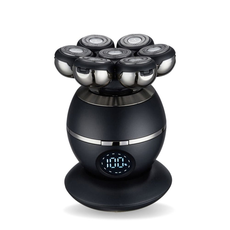 USB Rechargeable Mini Portable 7 Floating Heads Electric Shaver