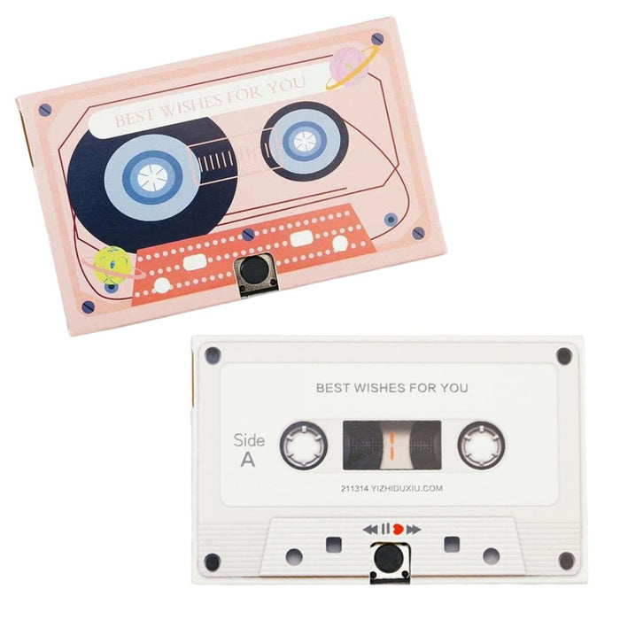 Classic Tape Design Retro Voice Message and Short Greeting Recorder
