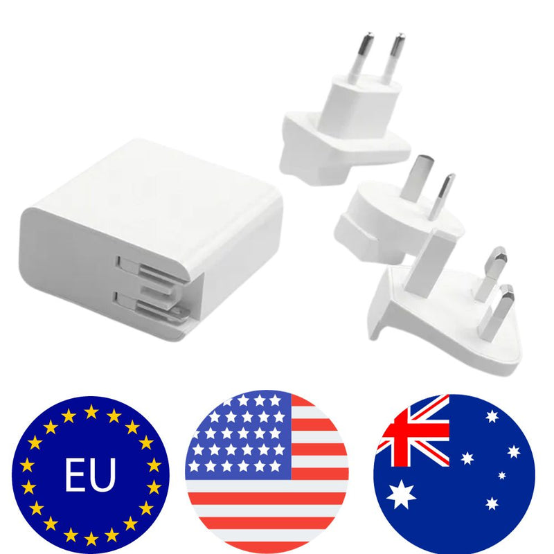 Convertible Fast Charging Interchangeable Type A Adapter (5V/2.4A)