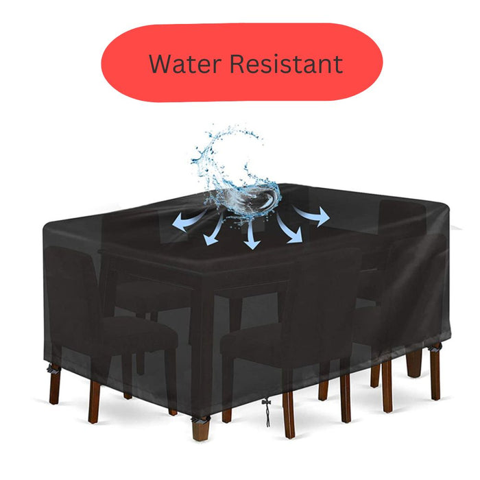 Outdoor Water Resistant 2.5m x 2.5m Furniture Garden Patio Cover