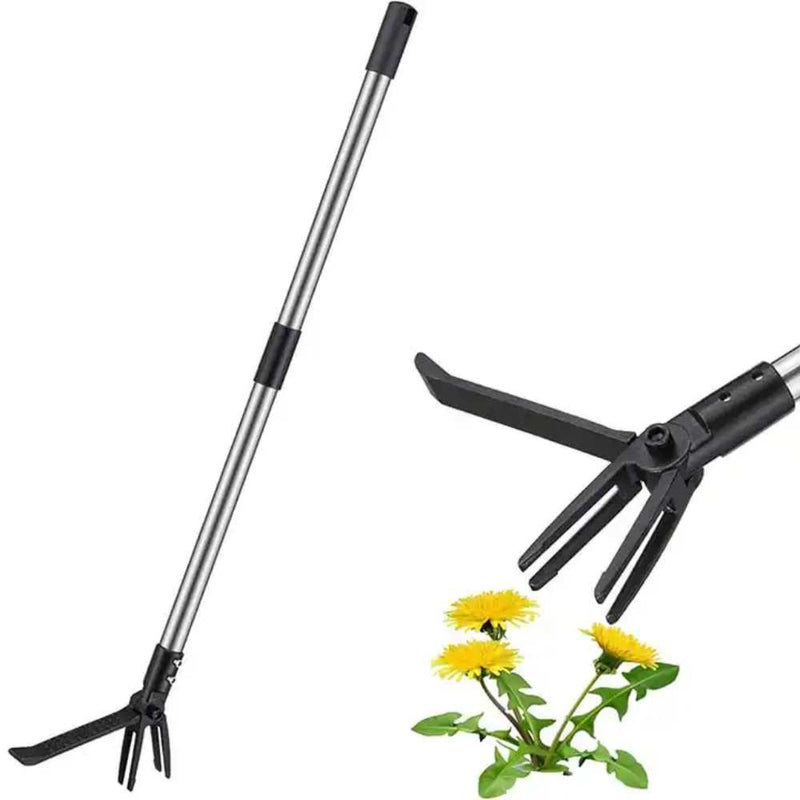 Portable Metal Claw Head Easy Weed Pulling Tool with Handle