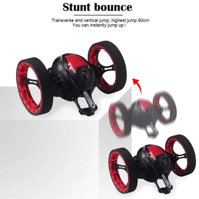 2.4Ghz Wireless Remote Control Jumping Bounce Car Toy - USB Rechargeable