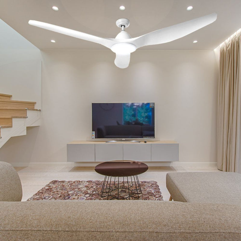 64'' DC Motor Ceiling Fan With Light LED Remote Control Fans 3 Blades