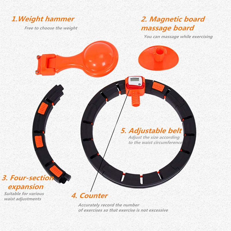 Smart Auto-Spinning Detachable Hula Hoop Lose Weight Exercise