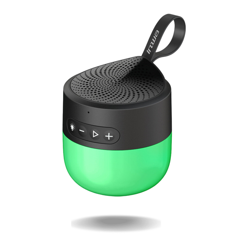 Flashing Light Wireless Bluetooth Speaker with Microphone - USB Rechargeable