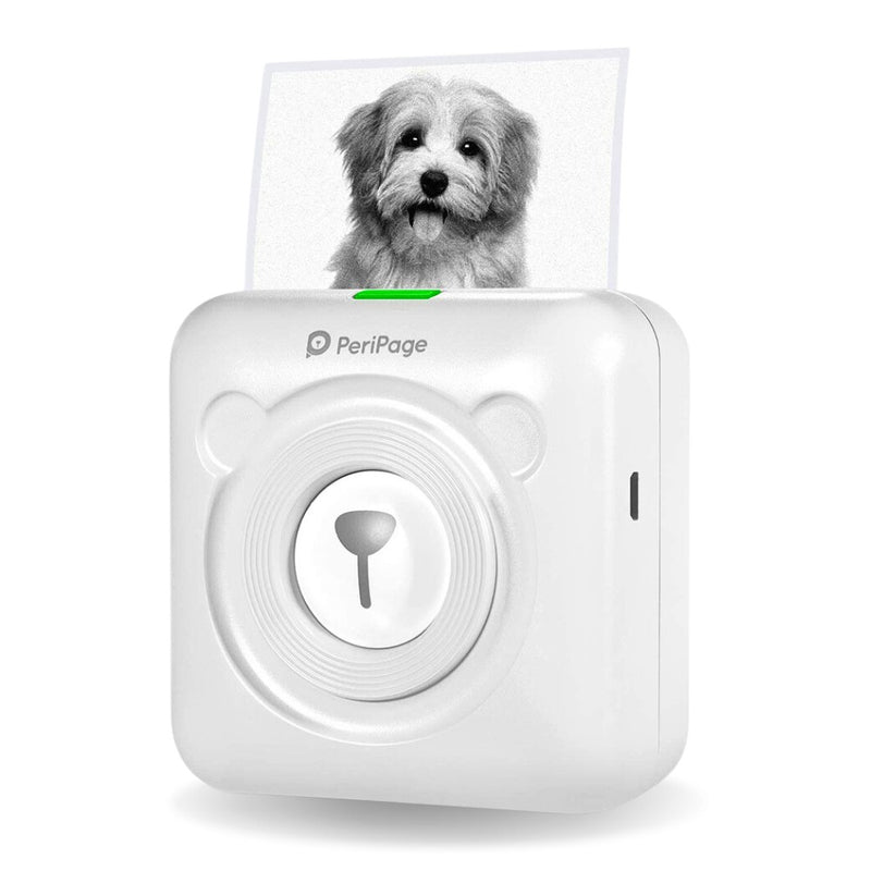 PeriPage Portable Mini Pocket Thermal Paper Photo Printer with Paper