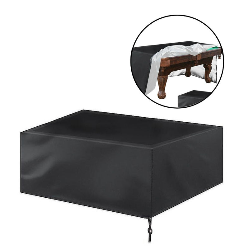 Drawstring Fitted Dustproof Water Resistant Billiard Pool Table Cover
