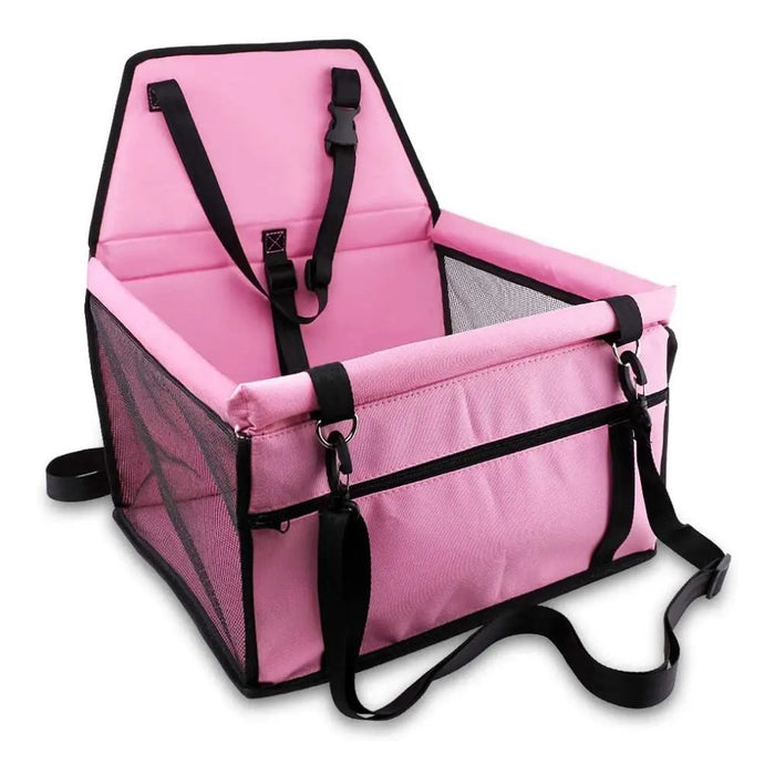 Portable Cat Dog Pet Car Safety Travel Booster Seat Basket