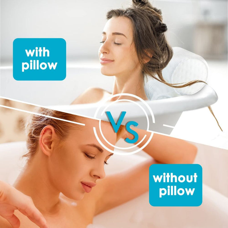 3D Breathable Neck Back Support Spa Bath Mesh Cushion Pillow