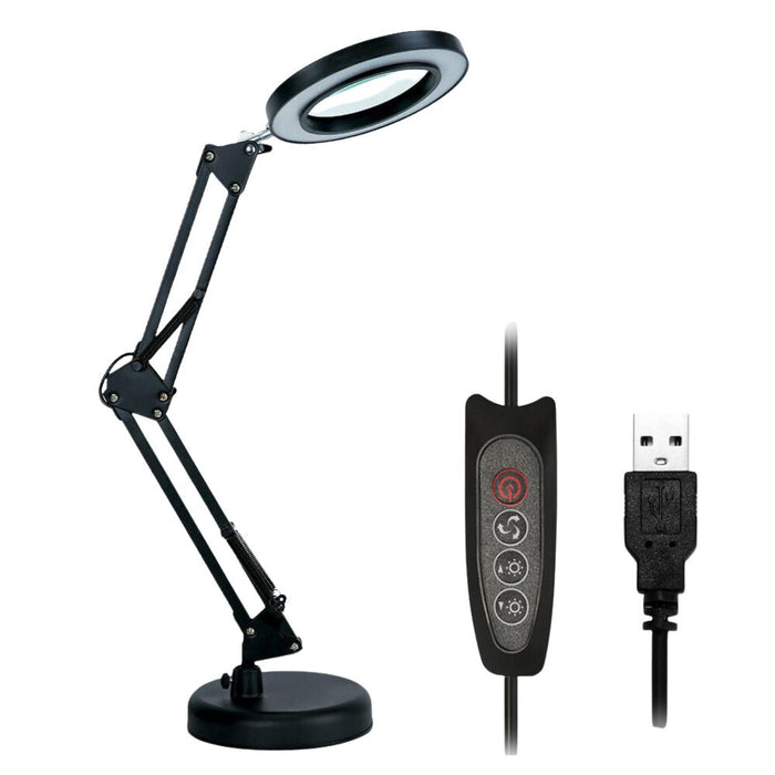 5X USB Magnifying Desk Table Salon Tattoo Clamp Light Lamp
