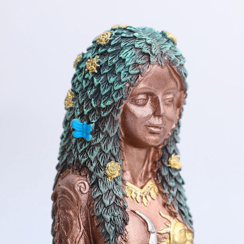 Gaia Mother Earth Goddess Garden Ornament Statue