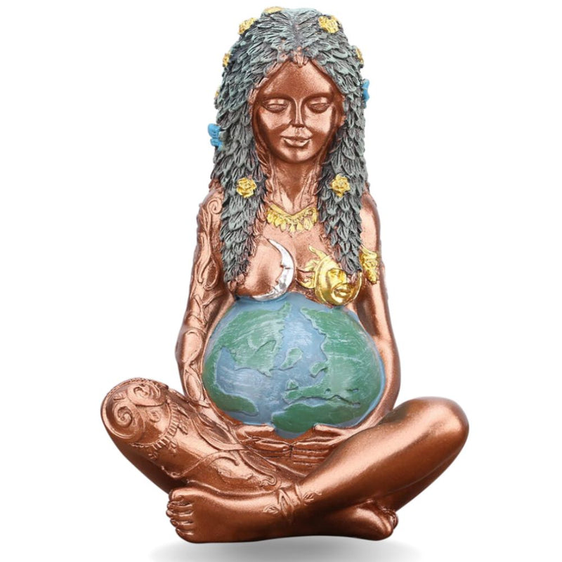 Gaia Mother Earth Goddess Garden Ornament Statue