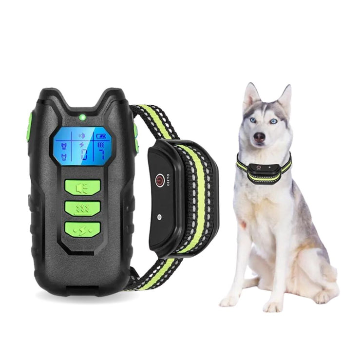 Dog Training Water Resistant Collar Compact Anti Barking Remote Control