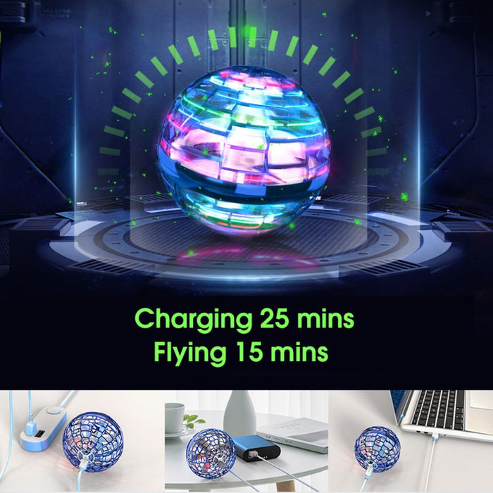UFO Flying Boomerang Ball Spinning Hand Drone Toy