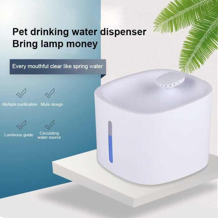 USB Powered 3L Large Capacity Noise Free Pet Water Fountain