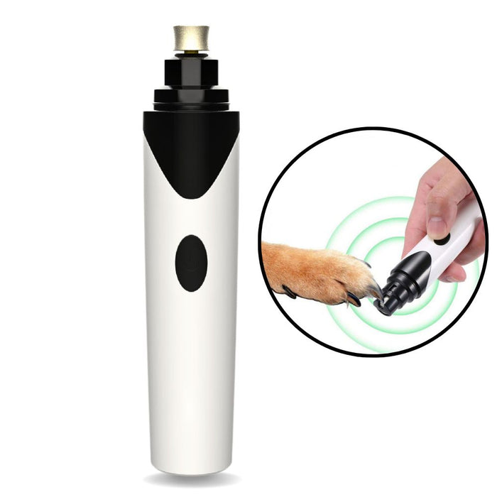 USB Rechargeable 3 in 1 Electric Pet Nail Toe Grinder Trimmer