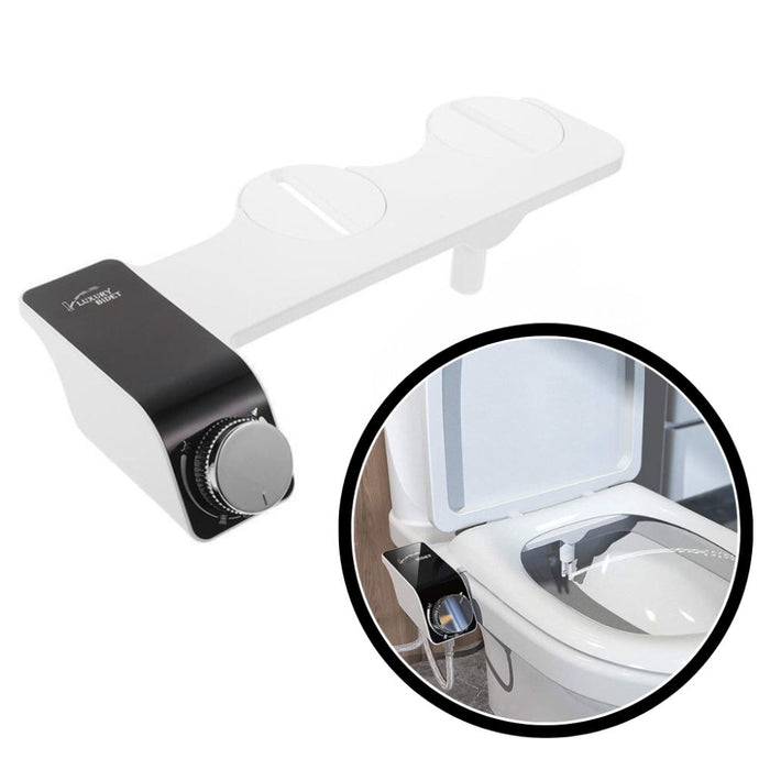 Dual Nozzle Toilet Bidet Non-Electric Bathroom Water Sprayer