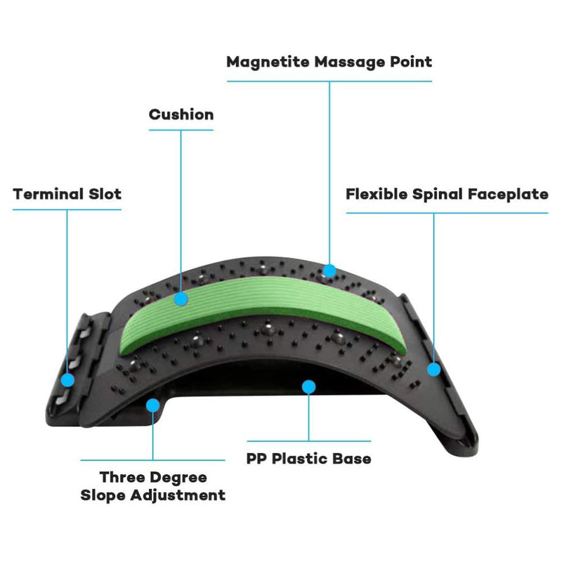 Adjustable Adjustable Back Stretcher Massager