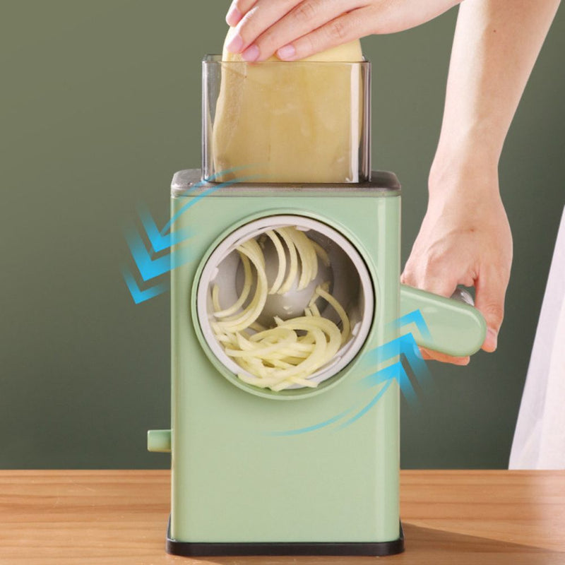 Multifunctional Rotary Hand Cranking Grater Shredder Slicer