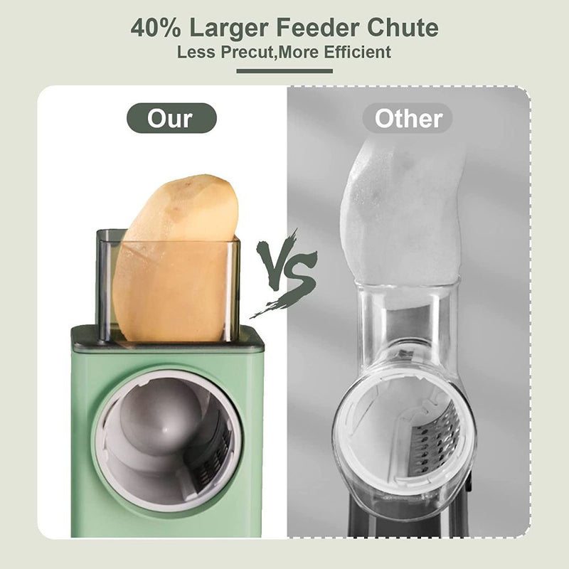 Multifunctional Rotary Hand Cranking Grater Shredder Slicer