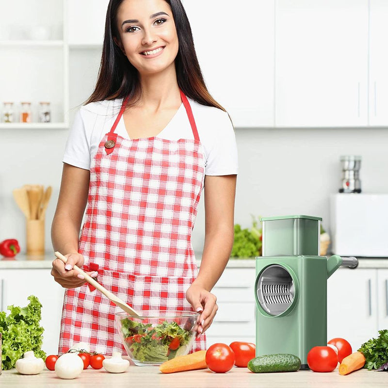 Multifunctional Rotary Hand Cranking Grater Shredder Slicer