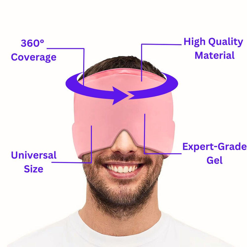 Wearable Gel Cooling Cap - Pink